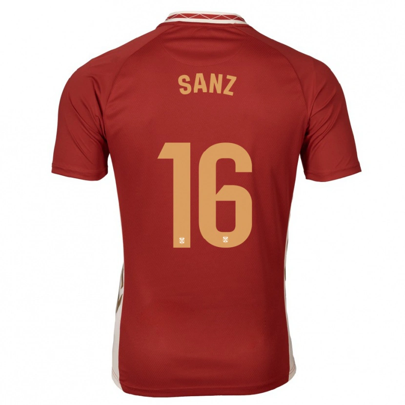 Danxen Damen Aitor Sanz #16 Burgunder Gold Auswärtstrikot Trikot 2025/26 T-Shirt Schweiz