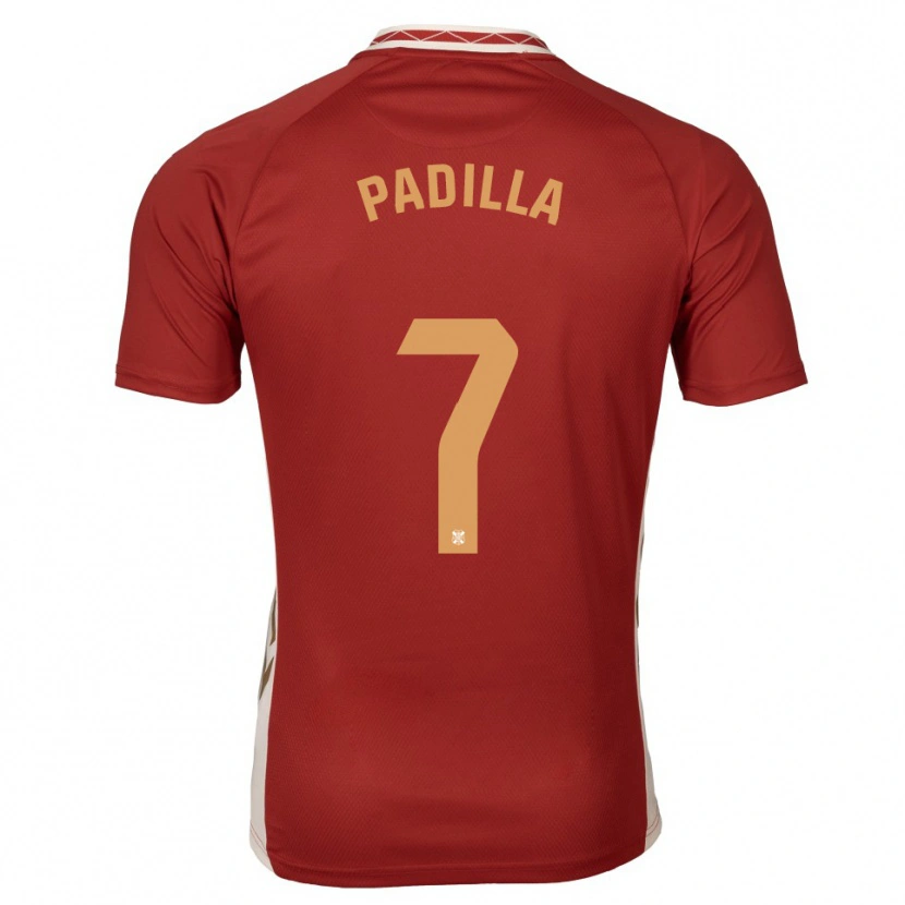 Danxen Damen Jorge Padilla #7 Burgunder Gold Auswärtstrikot Trikot 2025/26 T-Shirt Schweiz