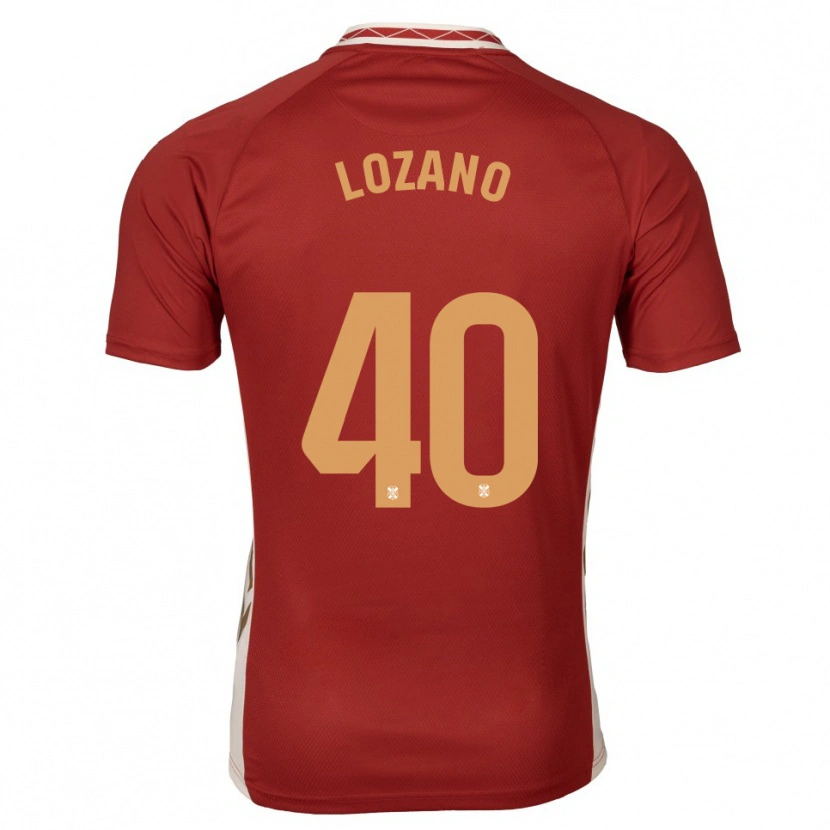 Danxen Damen Gabriel Lozano #40 Burgunder Gold Auswärtstrikot Trikot 2025/26 T-Shirt Schweiz