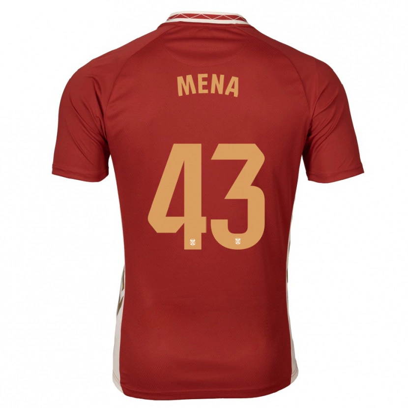 Danxen Damen Denilson Mena #43 Burgunder Gold Auswärtstrikot Trikot 2025/26 T-Shirt Schweiz