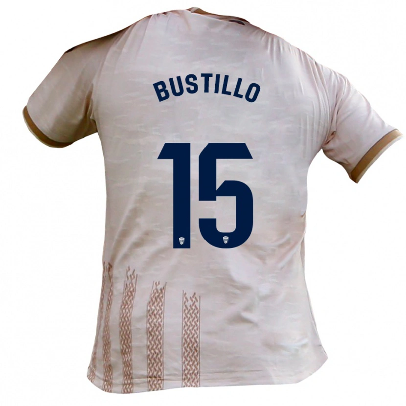 Danxen Damen Marcos Bustillo #15 Cremeweiß Braun Auswärtstrikot Trikot 2025/26 T-Shirt Schweiz