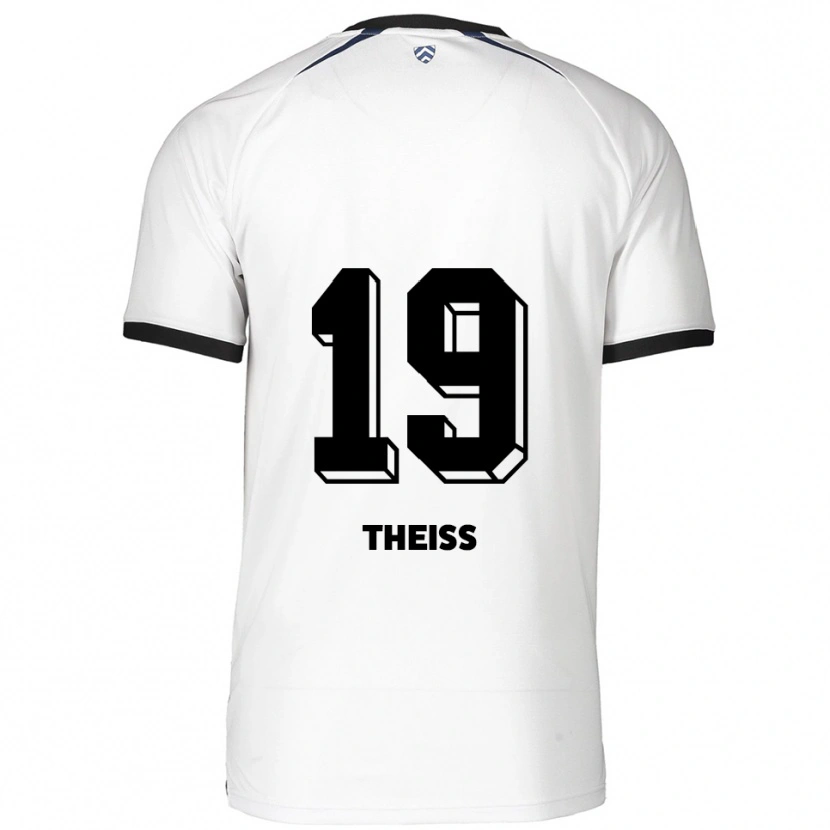 Danxen Damen Monti Theiß #19 Weiß Schwarz Auswärtstrikot Trikot 2025/26 T-Shirt Schweiz