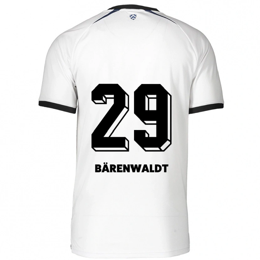 Danxen Damen Marie Bärenwaldt #29 Weiß Schwarz Auswärtstrikot Trikot 2025/26 T-Shirt Schweiz