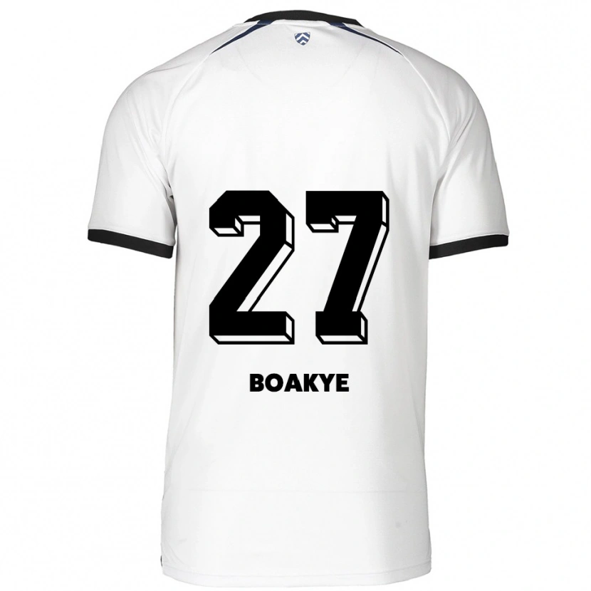 Danxen Damen Benjamin Boakye #27 Weiß Schwarz Auswärtstrikot Trikot 2025/26 T-Shirt Schweiz