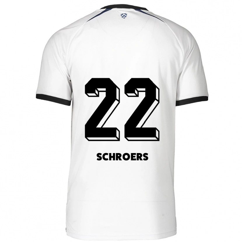 Danxen Damen Mika Schroers #22 Weiß Schwarz Auswärtstrikot Trikot 2025/26 T-Shirt Schweiz