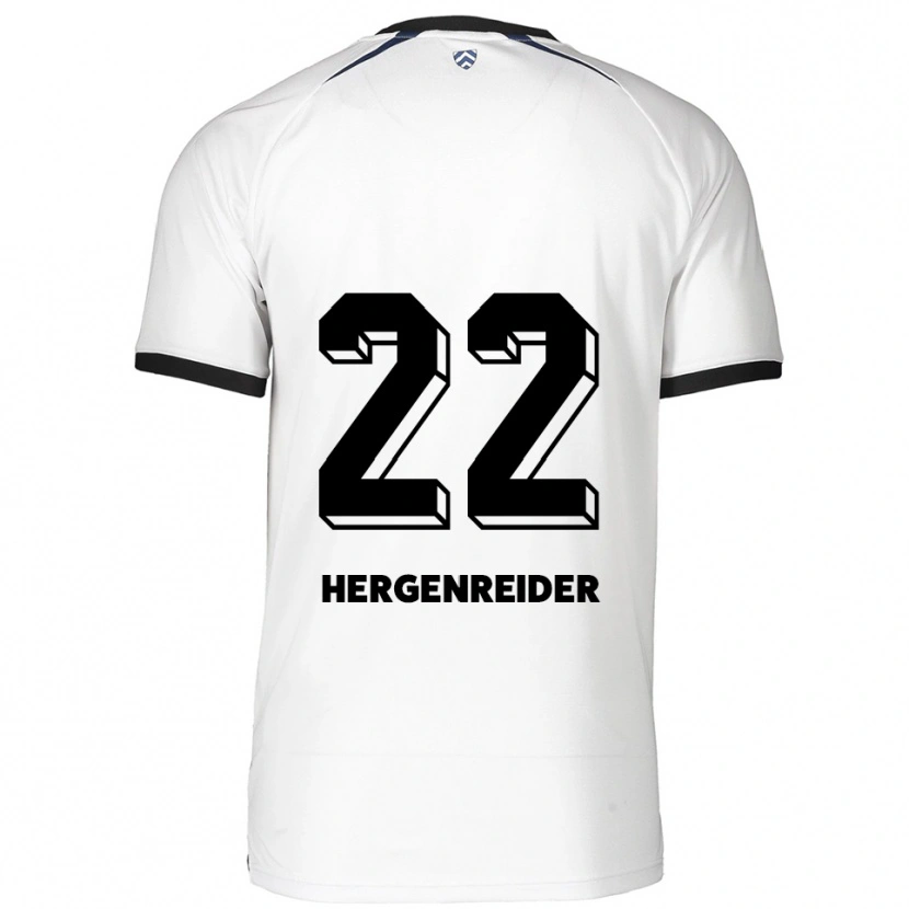 Danxen Damen Lennart Hergenreider #22 Weiß Schwarz Auswärtstrikot Trikot 2025/26 T-Shirt Schweiz