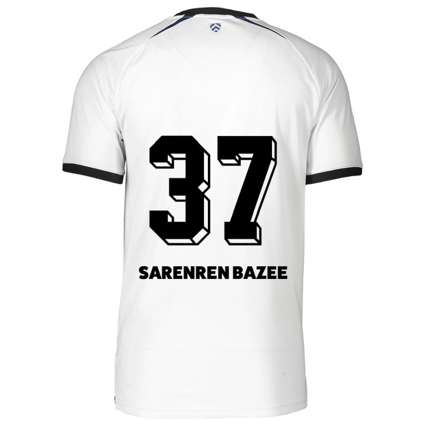 Danxen Damen Noah Sarenren Bazee #37 Weiß Schwarz Auswärtstrikot Trikot 2025/26 T-Shirt Schweiz