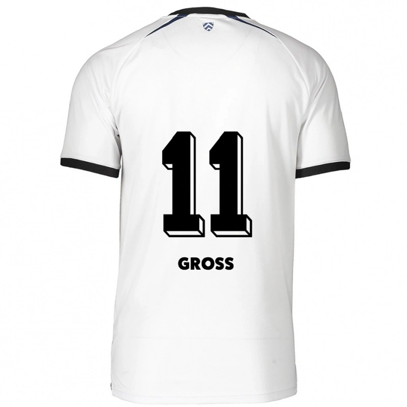Danxen Damen Danny Gross #11 Weiß Schwarz Auswärtstrikot Trikot 2025/26 T-Shirt Schweiz