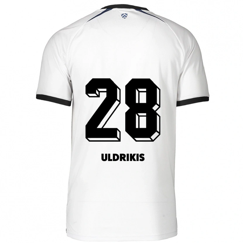 Danxen Damen Roberts Uldrikis #28 Weiß Schwarz Auswärtstrikot Trikot 2025/26 T-Shirt Schweiz
