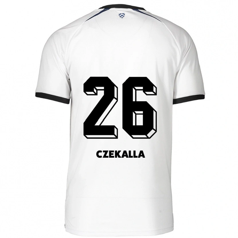 Danxen Damen Anna Czekalla #26 Weiß Schwarz Auswärtstrikot Trikot 2025/26 T-Shirt Schweiz