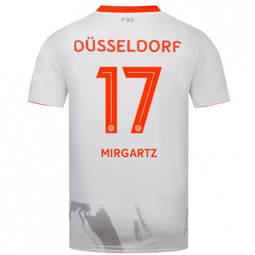 Danxen Damen Leo Mirgartz #17 Weiß Orange Auswärtstrikot Trikot 2025/26 T-Shirt Schweiz