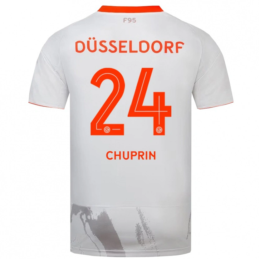 Danxen Damen Ivan Chuprin #24 Weiß Orange Auswärtstrikot Trikot 2025/26 T-Shirt Schweiz