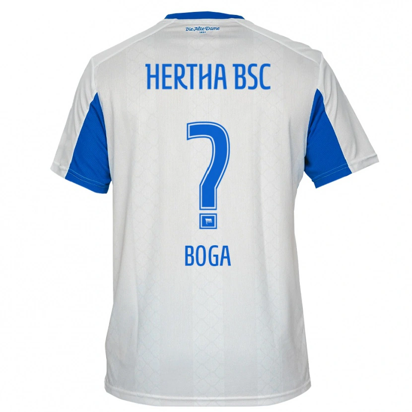 Danxen Damen Serkan Boga #0 Weiß Blau Auswärtstrikot Trikot 2025/26 T-Shirt Schweiz