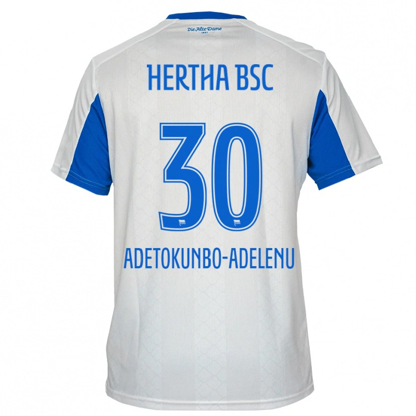 Danxen Damen Oluwajimi Adetokunbo-Adelenu #30 Weiß Blau Auswärtstrikot Trikot 2025/26 T-Shirt Schweiz
