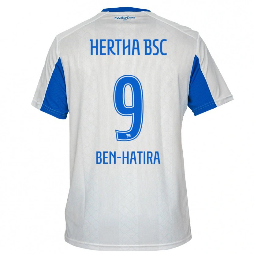 Danxen Damen Aslam Ben-Hatira #9 Weiß Blau Auswärtstrikot Trikot 2025/26 T-Shirt Schweiz