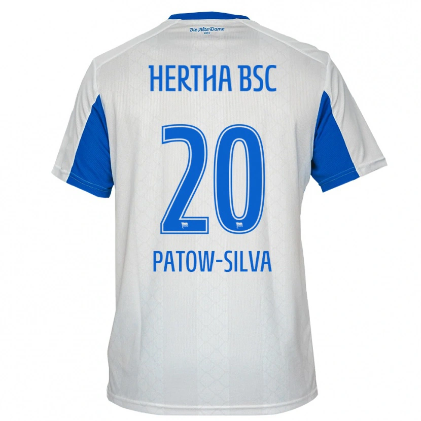Danxen Damen Oscar Patow-Silva #20 Weiß Blau Auswärtstrikot Trikot 2025/26 T-Shirt Schweiz