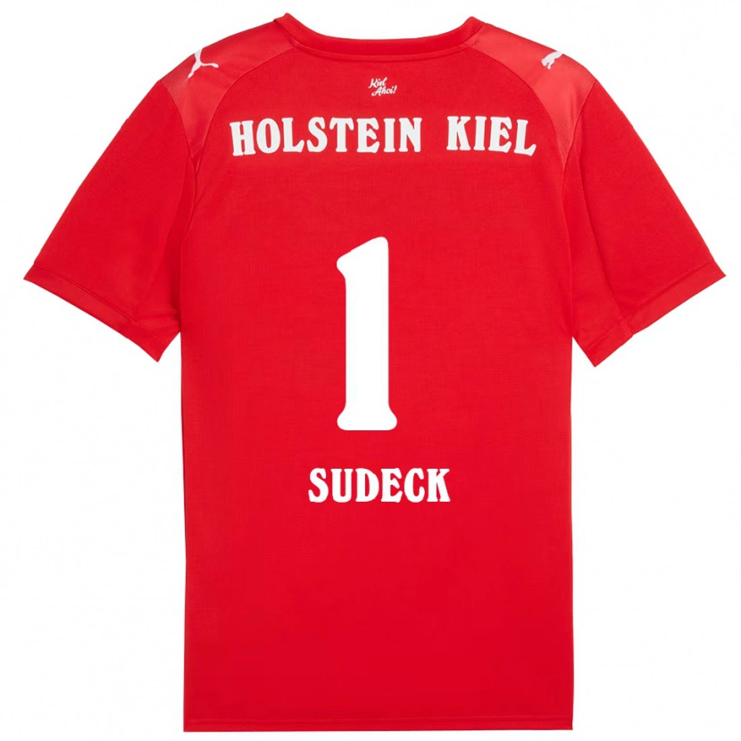 Danxen Damen Thore-Liam Sudeck #1 Rot Blau Auswärtstrikot Trikot 2025/26 T-Shirt Schweiz