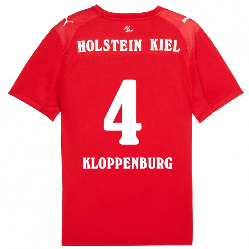 Danxen Damen Len Kloppenburg #4 Rot Blau Auswärtstrikot Trikot 2025/26 T-Shirt Schweiz