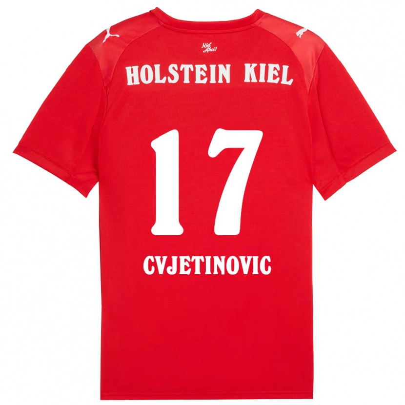 Danxen Damen Mladen Cvjetinovic #17 Rot Blau Auswärtstrikot Trikot 2025/26 T-Shirt Schweiz