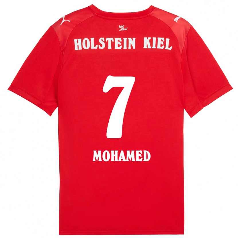 Danxen Damen Omar Mohamed #7 Rot Blau Auswärtstrikot Trikot 2025/26 T-Shirt Schweiz