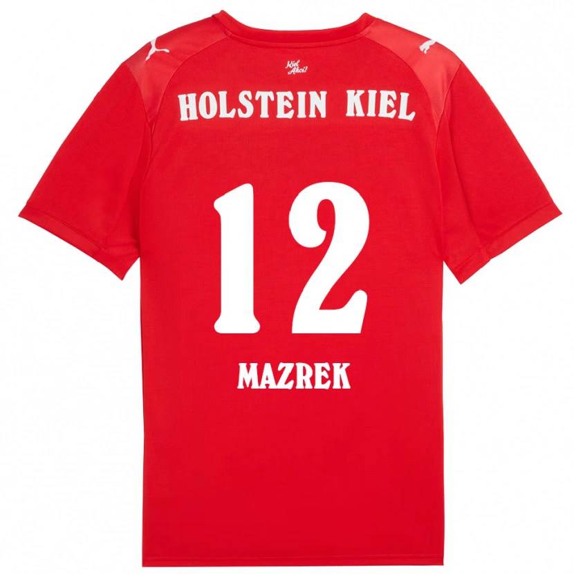 Danxen Damen Enis Mazrek #12 Rot Blau Auswärtstrikot Trikot 2025/26 T-Shirt Schweiz