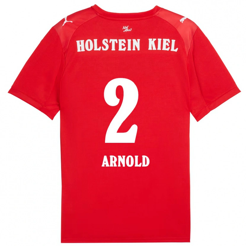 Danxen Damen Henrik Arnold #2 Rot Blau Auswärtstrikot Trikot 2025/26 T-Shirt Schweiz