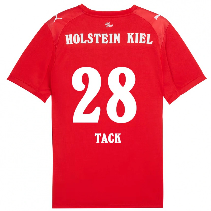 Danxen Damen Kian Tack #28 Rot Blau Auswärtstrikot Trikot 2025/26 T-Shirt Schweiz