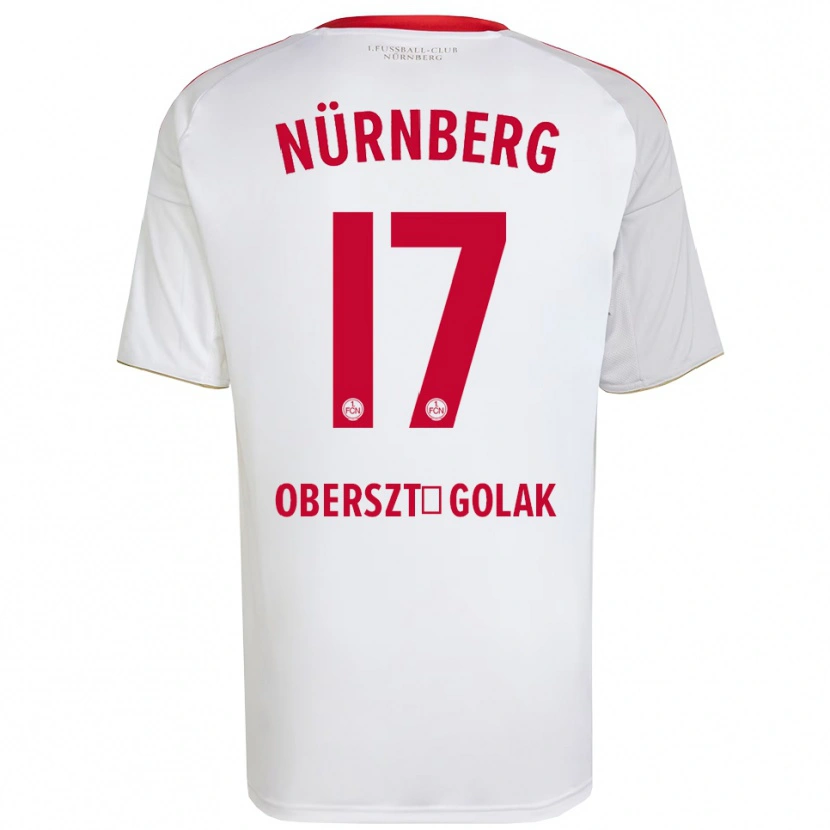 Danxen Damen Karol Oberszt-Golak #17 Weiß Rot Auswärtstrikot Trikot 2025/26 T-Shirt Schweiz