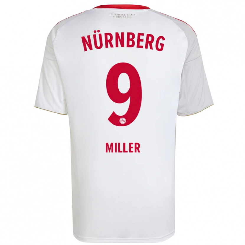 Danxen Damen Laura Miller #9 Weiß Rot Auswärtstrikot Trikot 2025/26 T-Shirt Schweiz
