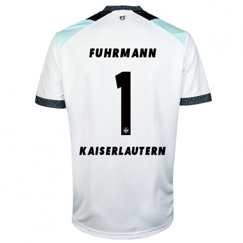 Danxen Damen Lasse Fuhrmann #1 Weiß Schwarz Auswärtstrikot Trikot 2025/26 T-Shirt Schweiz