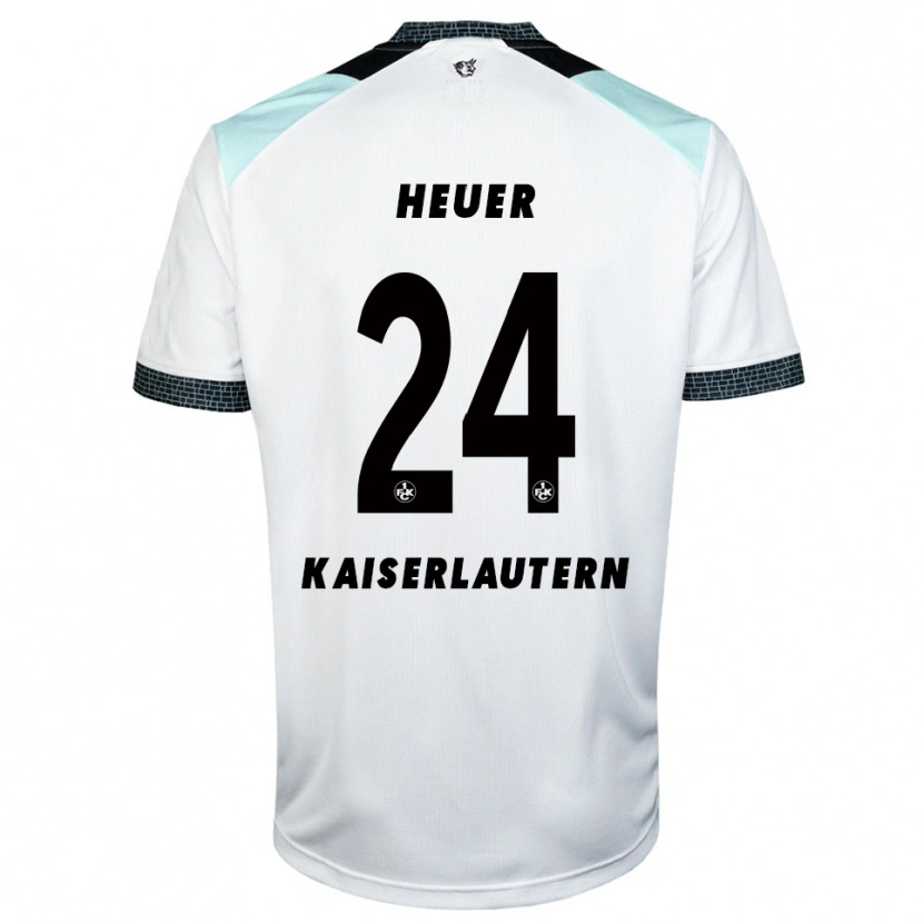 Danxen Damen Jannis Heuer #24 Weiß Schwarz Auswärtstrikot Trikot 2025/26 T-Shirt Schweiz
