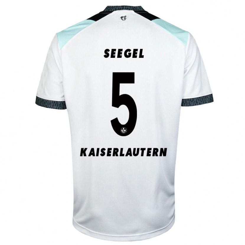 Danxen Damen Mika Seegel #5 Weiß Schwarz Auswärtstrikot Trikot 2025/26 T-Shirt Schweiz