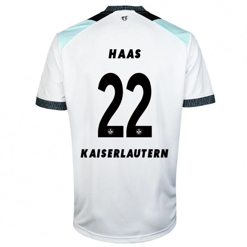 Danxen Damen Mika Haas #22 Weiß Schwarz Auswärtstrikot Trikot 2025/26 T-Shirt Schweiz