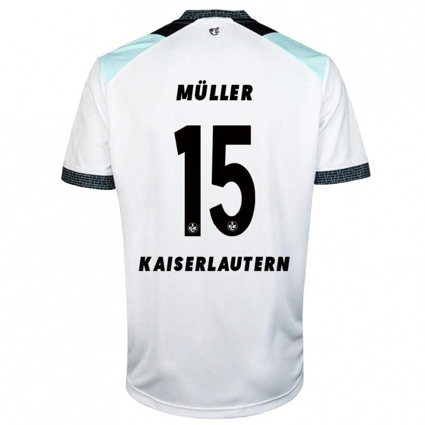 Danxen Damen Erik Müller #15 Weiß Schwarz Auswärtstrikot Trikot 2025/26 T-Shirt Schweiz