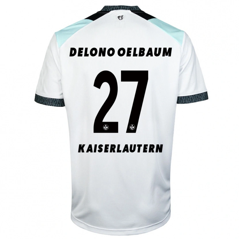 Danxen Damen Kenny Delono Oelbaum #27 Weiß Schwarz Auswärtstrikot Trikot 2025/26 T-Shirt Schweiz