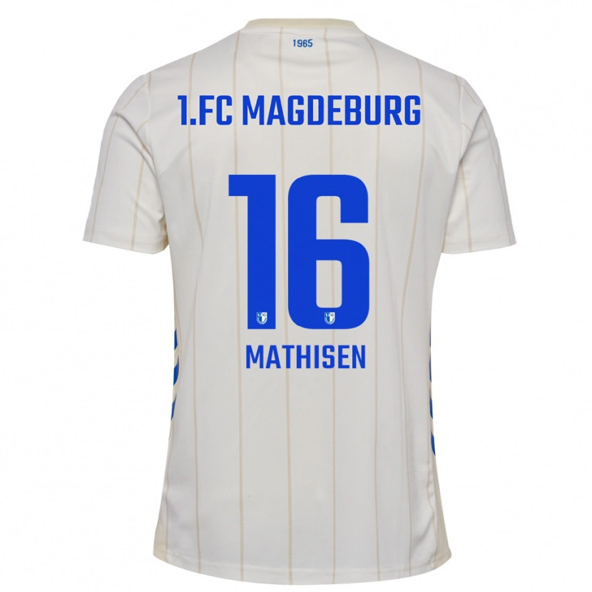 Danxen Damen Marcus Mathisen #16 Weiß Blau Auswärtstrikot Trikot 2025/26 T-Shirt Schweiz