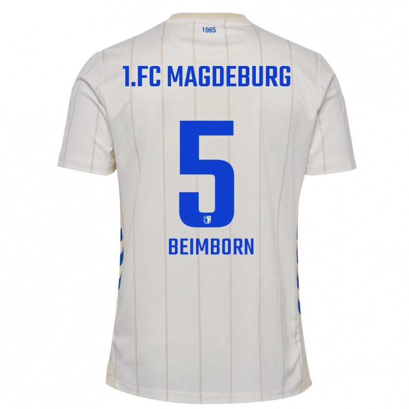 Danxen Damen Leander Beimborn #5 Weiß Blau Auswärtstrikot Trikot 2025/26 T-Shirt Schweiz