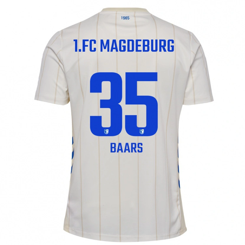Danxen Damen Magnus Baars #35 Weiß Blau Auswärtstrikot Trikot 2025/26 T-Shirt Schweiz