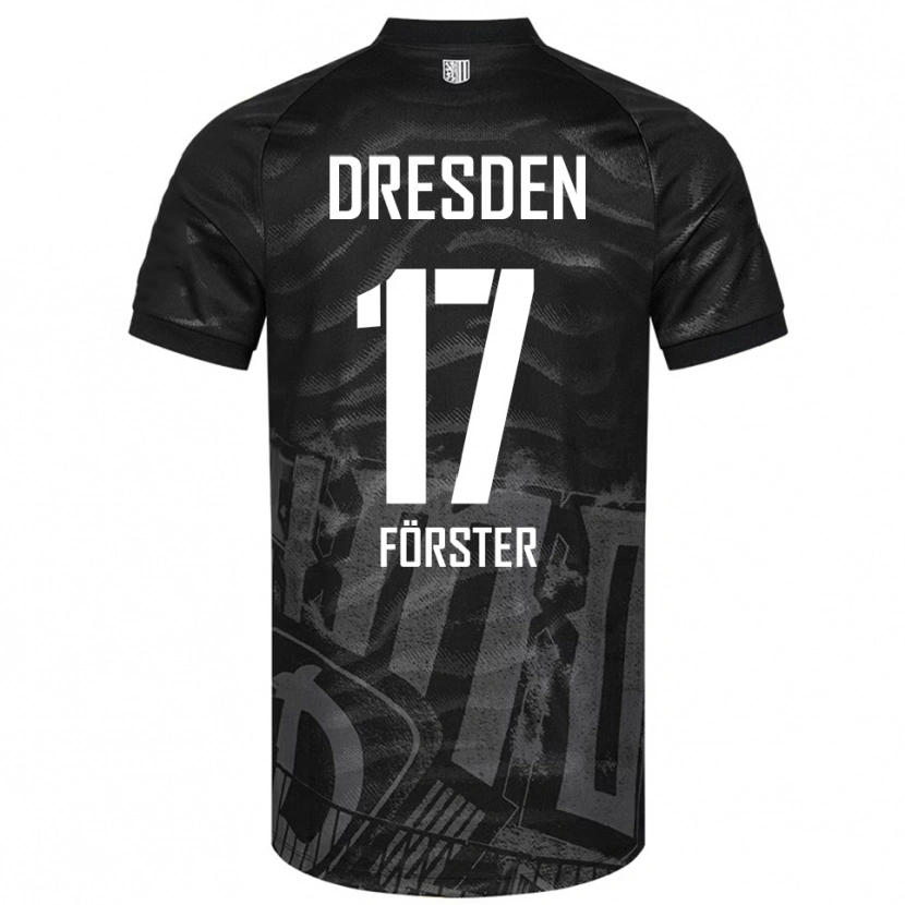 Danxen Damen Collin Förster #17 Schwarz Grau Auswärtstrikot Trikot 2025/26 T-Shirt Schweiz