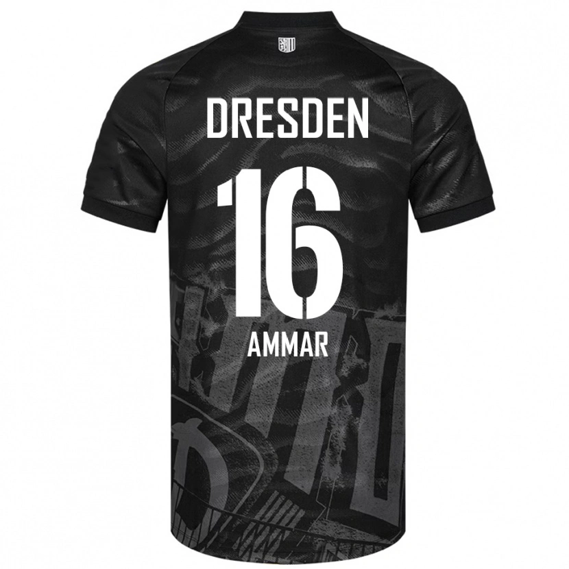 Danxen Damen Amer Ammar #16 Schwarz Grau Auswärtstrikot Trikot 2025/26 T-Shirt Schweiz