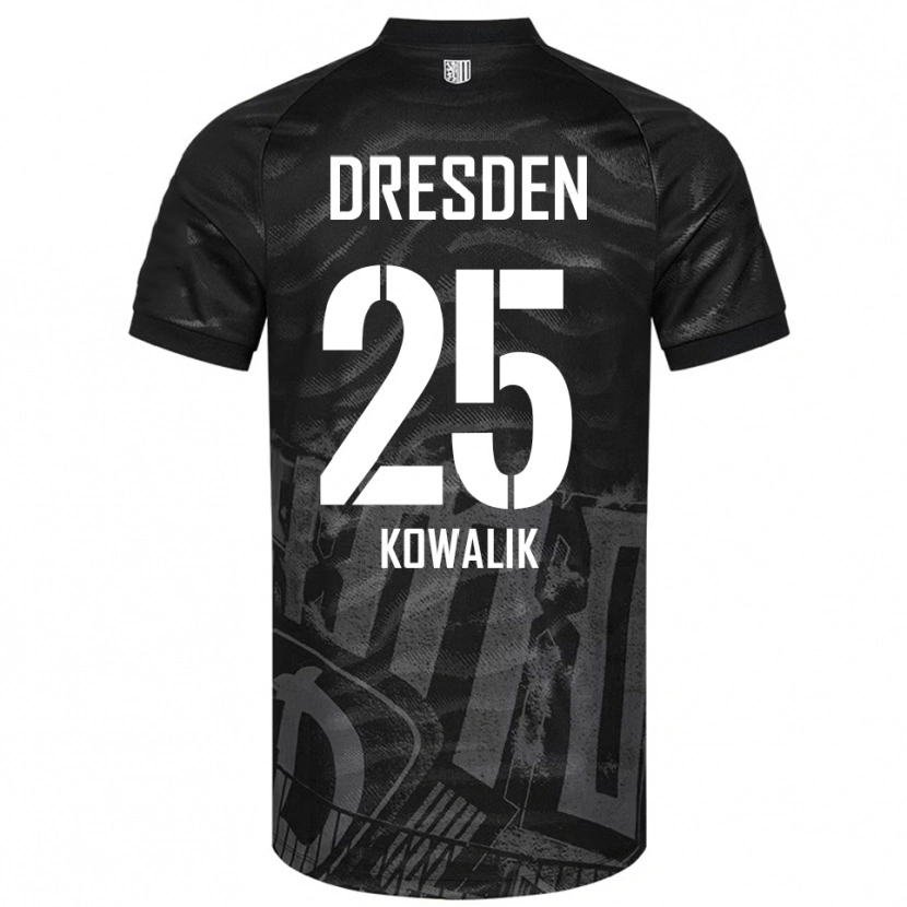 Danxen Damen Ignacy Kowalik #25 Schwarz Grau Auswärtstrikot Trikot 2025/26 T-Shirt Schweiz