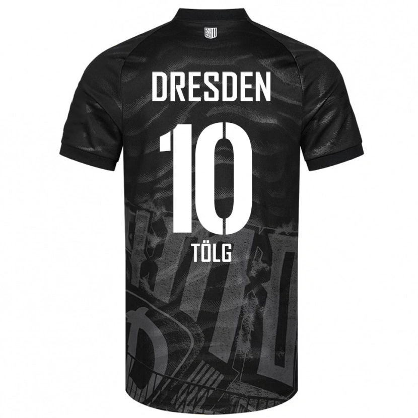 Danxen Damen Cedric Tölg #10 Schwarz Grau Auswärtstrikot Trikot 2025/26 T-Shirt Schweiz