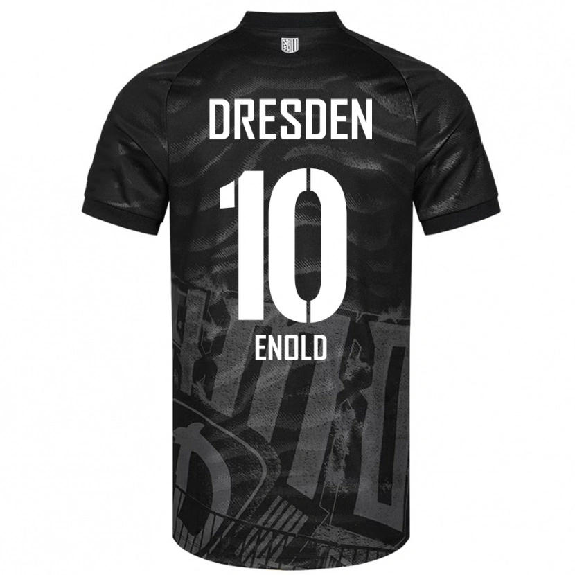 Danxen Damen Quentin Enold #10 Schwarz Grau Auswärtstrikot Trikot 2025/26 T-Shirt Schweiz