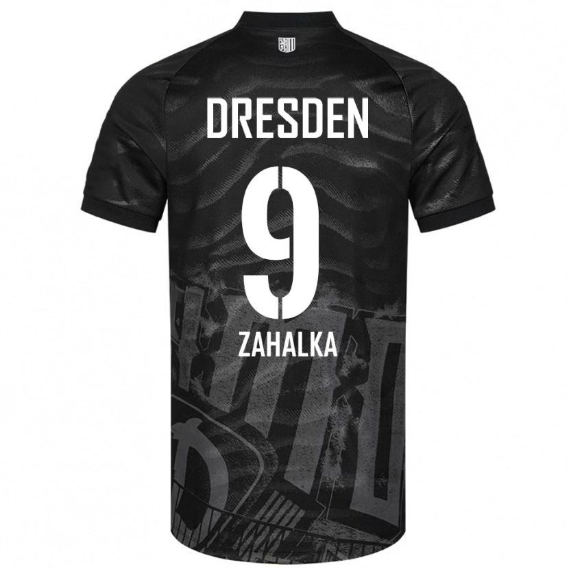 Danxen Damen Filip Zahalka #9 Schwarz Grau Auswärtstrikot Trikot 2025/26 T-Shirt Schweiz