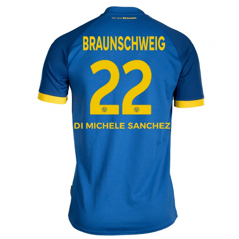 Danxen Damen Fabio Di Michele Sanchez #22 Königsblau Gelb Auswärtstrikot Trikot 2025/26 T-Shirt Schweiz