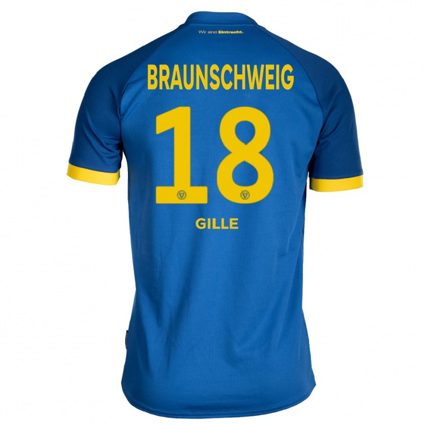 Danxen Damen Julien Gille #18 Königsblau Gelb Auswärtstrikot Trikot 2025/26 T-Shirt Schweiz