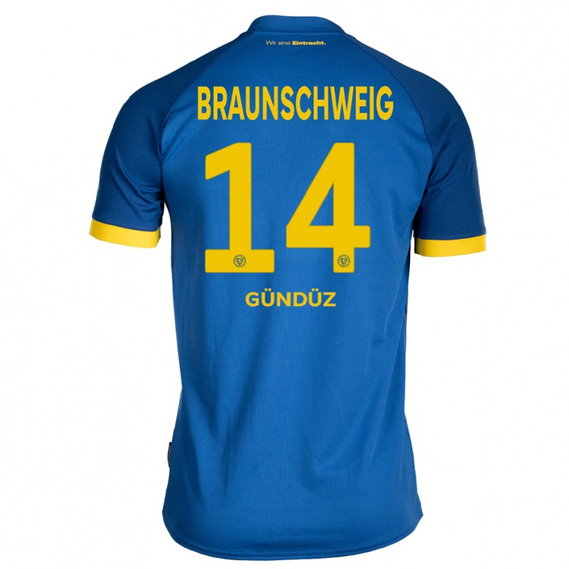 Danxen Damen Enes Gündüz #14 Königsblau Gelb Auswärtstrikot Trikot 2025/26 T-Shirt Schweiz