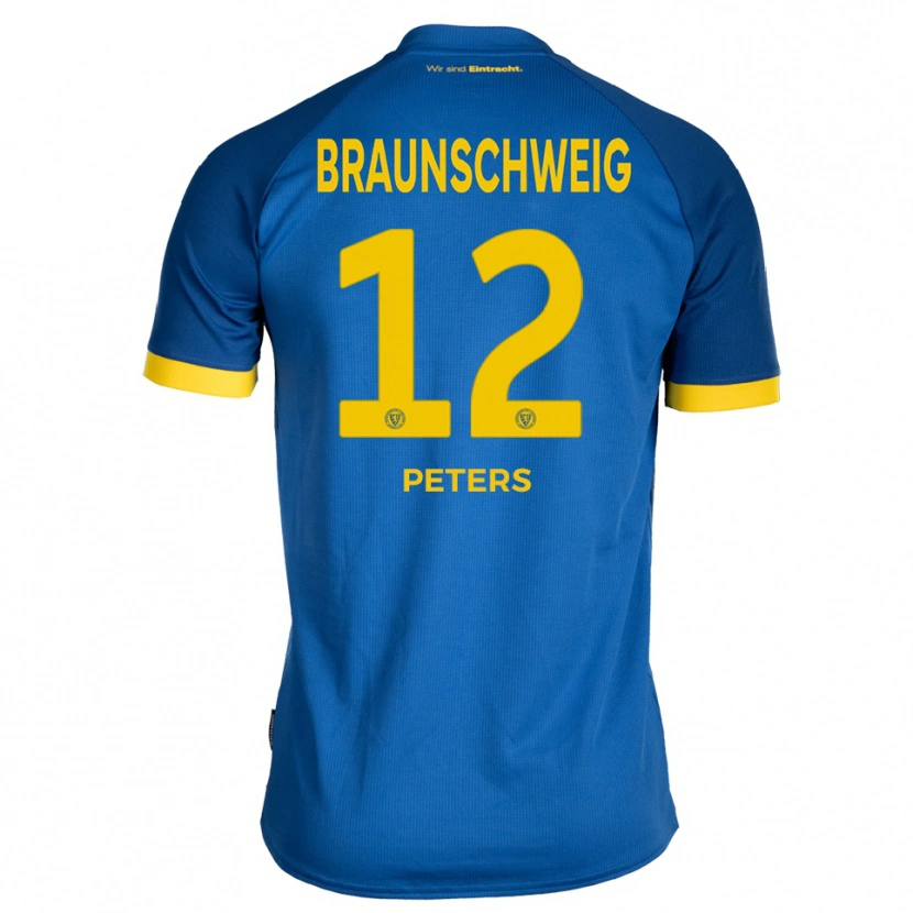 Danxen Damen Laurin Peters #12 Königsblau Gelb Auswärtstrikot Trikot 2025/26 T-Shirt Schweiz