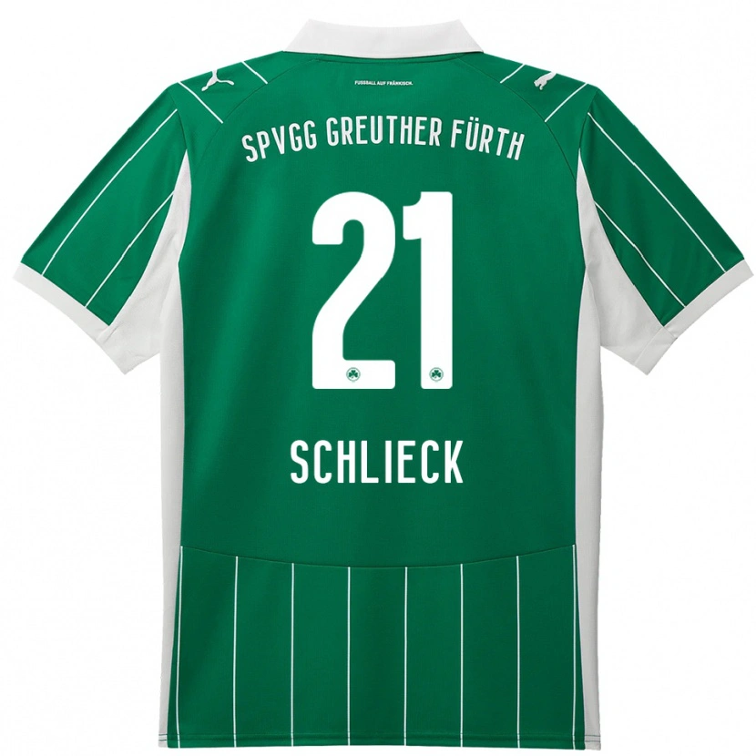 Danxen Damen Timo Schlieck #21 Grün Weiß Auswärtstrikot Trikot 2025/26 T-Shirt Schweiz