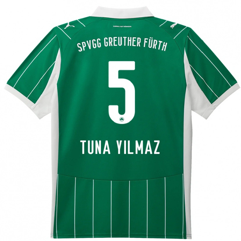 Danxen Damen Tuna Yilmaz #5 Grün Weiß Auswärtstrikot Trikot 2025/26 T-Shirt Schweiz